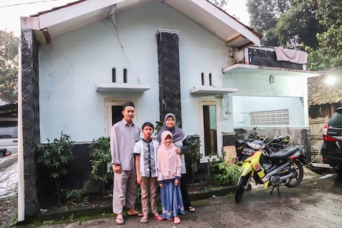 indonesia-house-family　インドネシアの家庭と家族