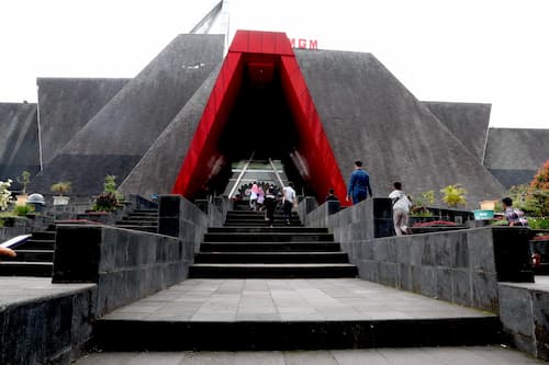 indonesia-.Merapi Volcano Museum　ムラピ火山博物館