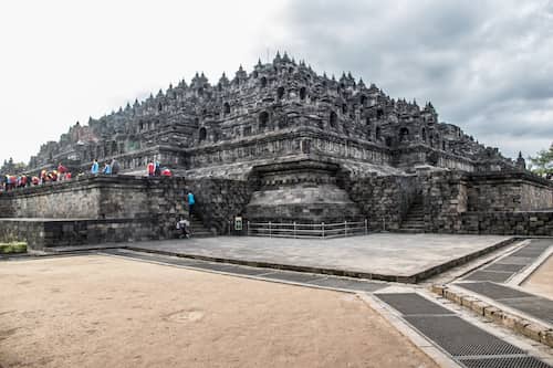 indonesia-Borobudur Temple Ruins　インドネシア・ボロブドール寺院