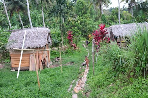 sibet-mentawai-uma　シベルート島メンタワイ族の住居ウマ